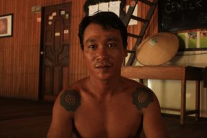 Tato bunga dayak